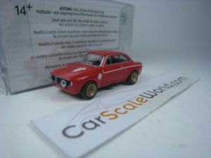 ALFA ROMEO GTA 1300 1965 1/87 BREKINA (RED)