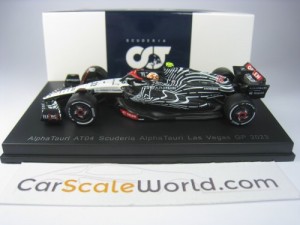 ALPHATAURI AT04 LAS VEGAS GP 2023 YUKI TSUNODA 1/64 SPARK