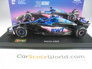 ALPINE A523 2023 ESTEBAN OCON 1/43 BBURAGO SIGNATURE