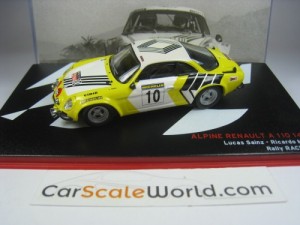 ALPINE A110 1440 RALLY RACE 1971 LUCAS SAINZ 1/43 ALTAYA