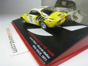 ALPINE A110 1440 RALLY RACE 1971 LUCAS SAINZ 1/43 ALTAYA