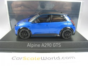 ALPINE A290 GTS 2025 1/43 NOREV (ALPINE VISION BLUE/BLACK ROOF)