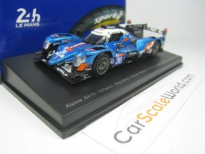 ALPINE A470 GIBSON SIGNATECH ALPINE MATMUT WINNER LMP2 CLASS 24H LE MANS 2019 1/64 SPARKY