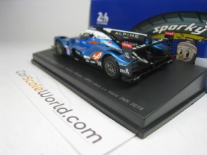 ALPINE A470 GIBSON SIGNATECH ALPINE MATMUT WINNER LMP2 CLASS 24H LE MANS 2019 1/64 SPARKY