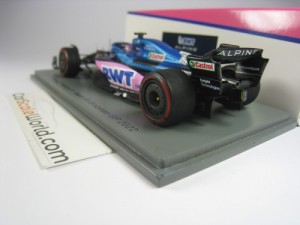 BWT ALPINE A522 BWT ALPINE F1 TEAM 5TH BRAZILIAN GP 2022 FERNANDO ALONSO 1/43 SPARK