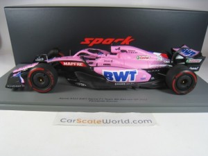 ALPINE A522 BWT ALPINE F1 TEAM 9TH BAHRAIN GP 2022 F. ALONSO 1/18 SPARK