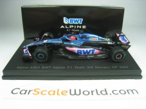 ALPINE A523 3RD MONACO GP 2023 ESTEBAN OCON 1/64 SPARK