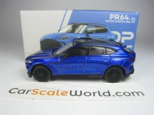 ASTON MARTIN DBX 707 1/64 POP RACE (BLUE)