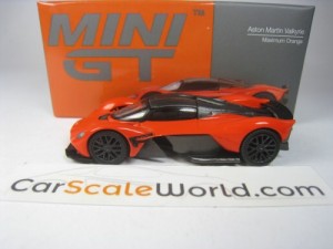 ASTON MARTIN VALKYRIE 2021 1/64 MINI GT (MAXIMUM ORANGE)