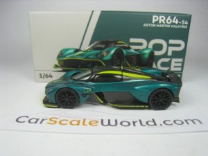 ASTON MARTIN VALKYRIE 2021 1/64 POP RACE (ASTON MARTIN RACING GREEN)