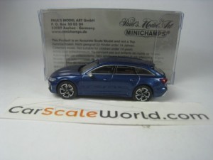 AUDI RS6 AVANT 2019 1/87 MINICHAMPS (BLUE)