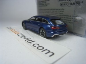 AUDI RS6 AVANT 2019 1/87 MINICHAMPS (BLUE)