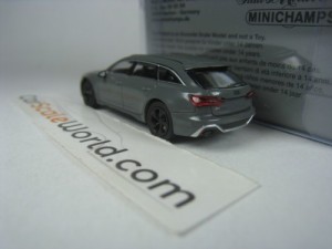 AUDI RS6 AVANT 2019 1/87 MINICHAMPS (GREY)