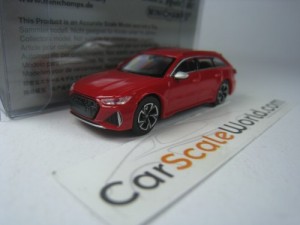 AUDI RS6 AVANT 2019 1/87 MINICHAMPS (RED)