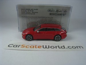 AUDI RS6 AVANT 2019 1/87 MINICHAMPS (RED)