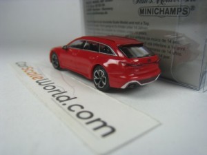 AUDI RS6 AVANT 2019 1/87 MINICHAMPS (RED)