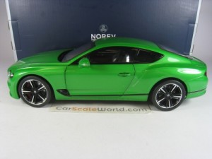 BENTLEY CONTINENTAL GT 2018 1/18 NOREV (APPLE GREEN)