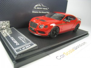 BENTLEY CONTINENTAL GT3-R 2015 1/43 ALMOST REAL (S