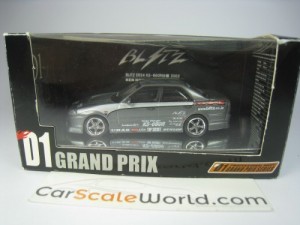 BLITZ NISSAN SKYLINE ER-34 2002 PROFESSIONAL DRIFT D1 GP SERIES KEN NOMURA 1/64 HOT WORKS RACING