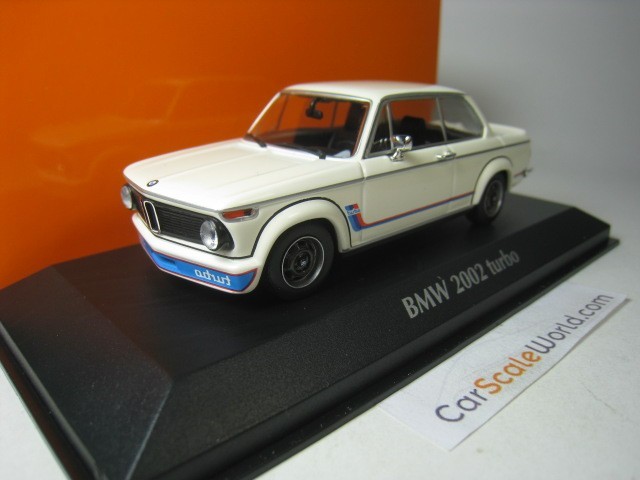 BMW 2002 TURBO 1973 1/43 MAXICHAMPS (WHITE)