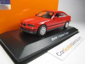 BMW 3 SERIES COUPE E36 1992 1/43 MAXICHAMPS (RED)
