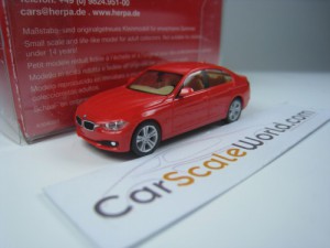 BMW 3 SERIES F30 1/87 HERPA (RED)
