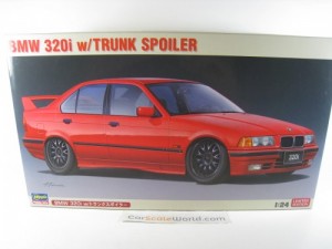 BMW 320i E36 WITH TRUNK SPOILER 1/24 HASEGAWA (KIT ASSEMBLY)