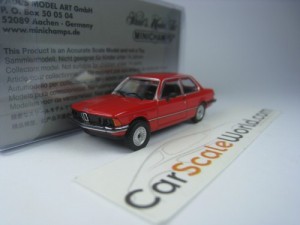 BMW 323i 1975 E21 1/87 MINICHAMPS (RED)