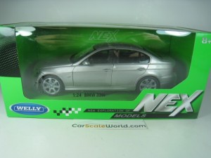 BMW 330i - 3 SERIES E90 1/24 WELLY (SILVER)