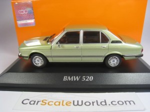 BMW 520 1972 - 5 SERIES E12 1/43 MAXICHAMPS (GREEN)