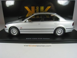 BMW 530D E39 1998 - 5 SERIES - 1/18 KK SCALE (SILVER METALLIC)