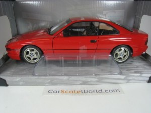 BMW 850 CSI (E31) - 8 SERIES 1990 1/18 SOLIDO (BRILLIANT RED)