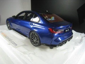 BMW M3 COMPETITION G80 2021 1/18 TOP SPEED (PORTIMAO BLUE)