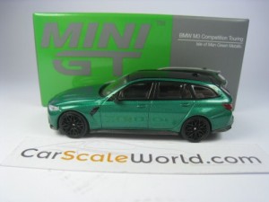 BMW M3 COMPETITION TOURING 1/64 MINI GT (ISLA OF MAN GREEN)