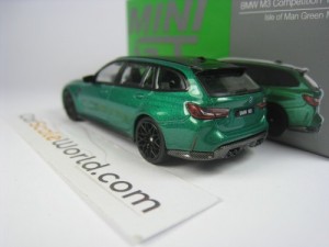 BMW M3 COMPETITION TOURING 1/64 MINI GT (ISLA OF MAN GREEN)