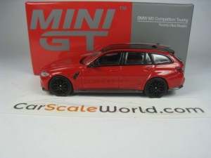 BMW M3 COMPETITION TOURING 1/64 MINI GT (TORONTO RED)