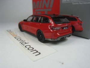 BMW M3 COMPETITION TOURING 1/64 MINI GT (TORONTO RED)