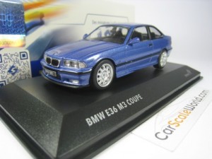 BMW M3 E36 COUPE 1999 1/43 SOLIDO (ESTORIL BLUE)