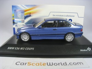 BMW M3 E36 COUPE 1999 1/43 SOLIDO (ESTORIL BLUE)