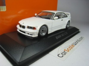 BMW M3 GTR E36 1993 1/43 MAXICHAMPS (WHITE)