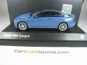 BMW M4 COUPE 2014 (F82) 1/43 HERPA (YAS MARINA BLUE)