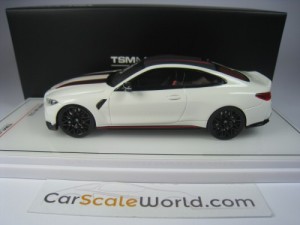 BMW M4 CSL 1/43 TSM MODEL (WHITE)