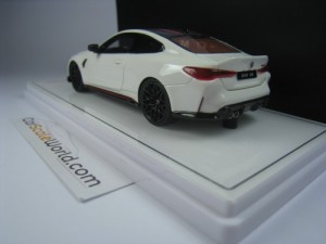 BMW M4 CSL 1/43 TSM MODEL (WHITE)