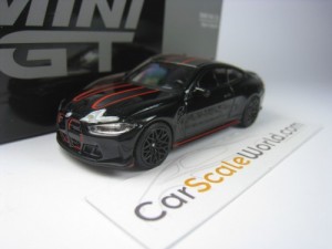 BMW M4 CSL 1/64 MINI GT (BLACK SAPPHIRE)