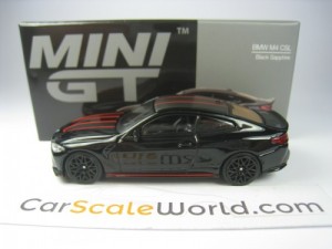 BMW M4 CSL 1/64 MINI GT (BLACK SAPPHIRE)