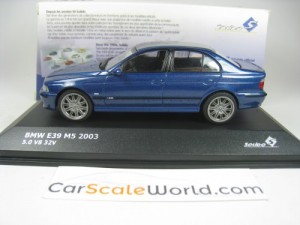 BMW M5 E39 2003 1/43 SOLIDO (AVUS BLUE)