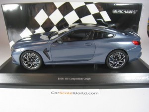 BMW M8 COMPETITION COUPE 2020 1/18 MINICHAMPS (BLUE METALLIC)