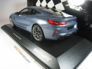 BMW M8 COMPETITION COUPE 2020 1/18 MINICHAMPS (BLUE METALLIC)