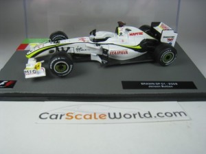 BRAWN GP 01 2009 JENSON BUTTON 1/43 IXO SALVAT