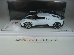 BUGATTI CENTODIECI 1/43 TSM MODEL (WHITE)